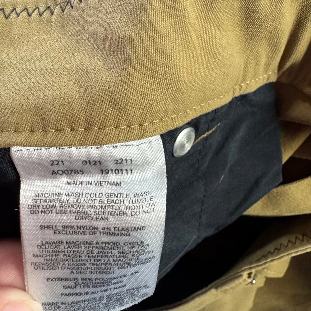Columbia Pants Mens 42x30 Tan Brown Cotton Blend Outdoor Hiking Casual‎ 5-Pocket